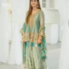 C585 1442 Fendy Silk Zari Embroidery Work Gharara Suit Wholesale Surat
