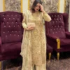 C585 1451 Georgette Zari Wedding Pakistani Sharara Suit Wholesale Surat