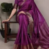 WMN 7915 Nylon Dola Silk Weaving Work Saree Wholesale Surat