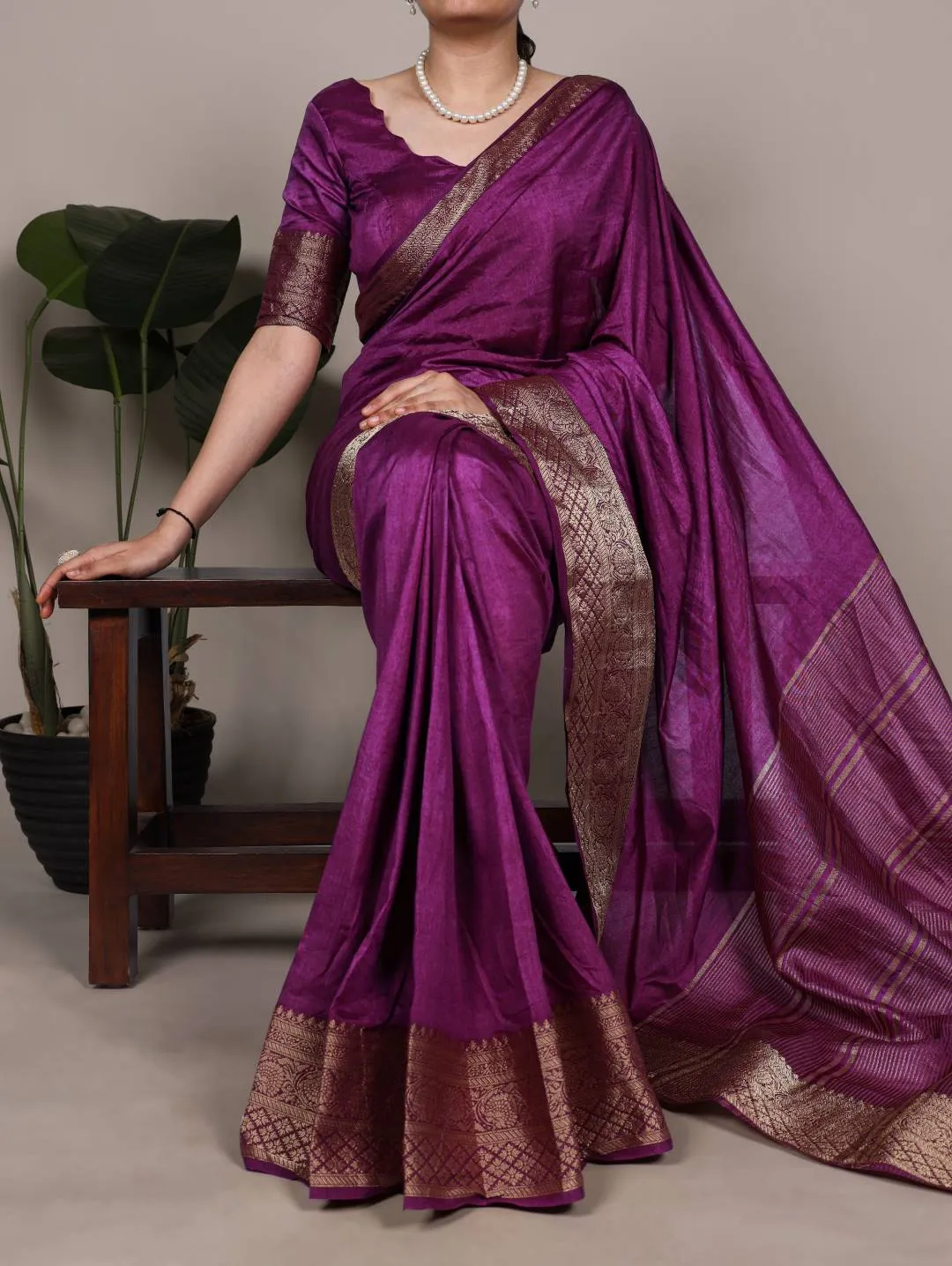 WMN 7915 Nylon Dola Silk Weaving Work Saree Wholesale Surat