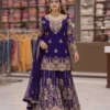 C585 1458 Georgette Zari Embroidery Work Readymade Dress Wholesale Surat