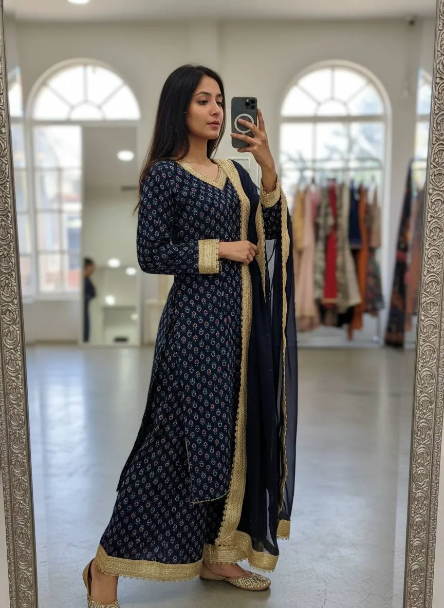 C585 234 Georgette Printed Festival Readymade Dress Wholesale Surat