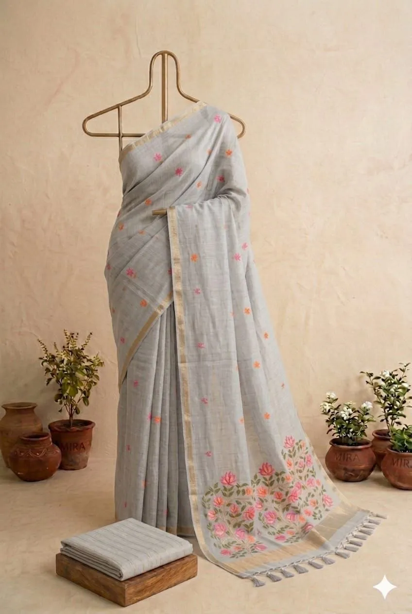 RGS Cotton Jamdani Festival & Daily Wear Saree Wholesale Surat