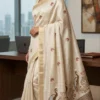 RGS Jamdani Weaving Work Festival Saree Wholesale Surat