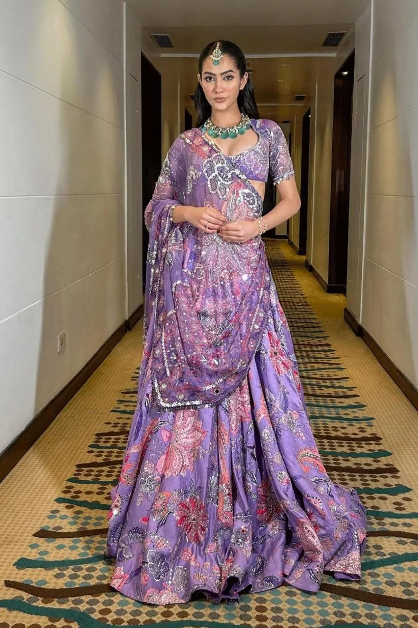 SBD 1125 Taby Silk Embroidery Party Wear Lehenga Choli Wholesale Surat
