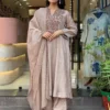 Beauty J 1019 Roman Silk Embroidery Gown Wholesale Online Surat