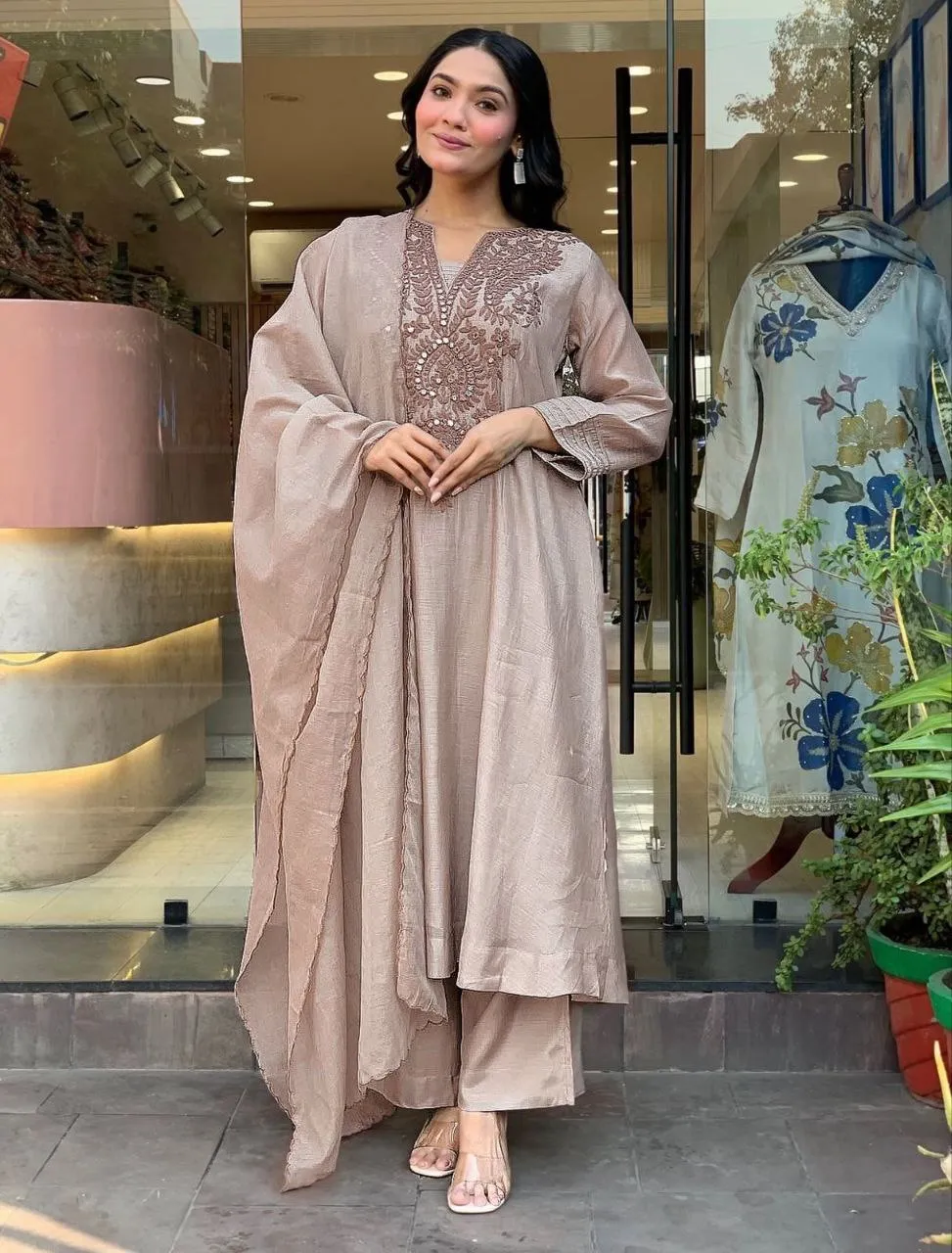 Beauty J 1019 Roman Silk Embroidery Gown Wholesale Online Surat