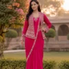 BDB 64 Crep Silk Embroidery Festive In Do Wessten Wholesale Surat