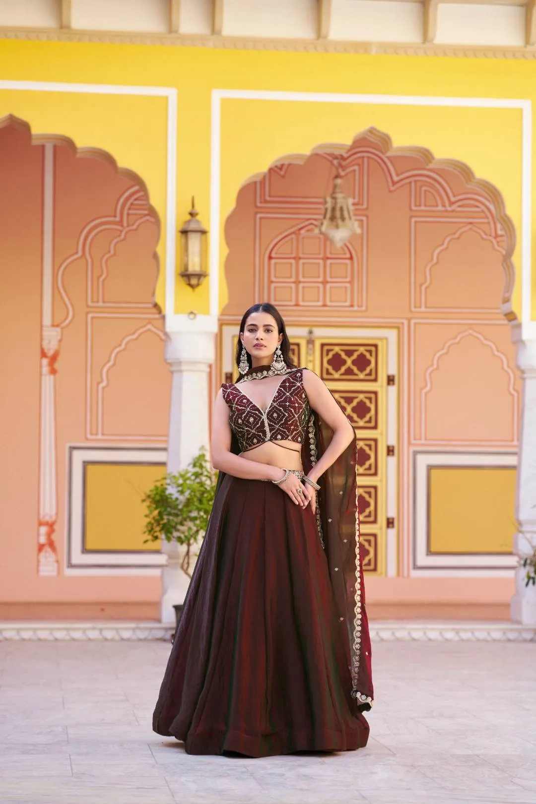 WMN 1436 Fendi Embroidery Party & Festival Lehenga Choli Wholesale Surat