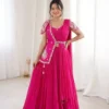 Madhuri 261 Chinon Embroidery Lehenga Choli With Jacket Wholesale Surat