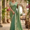 Kiara Dhanlaxmi2 Fendy Chiffon Party Wear Saree Wholesale Surat