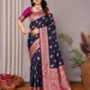 LFK 3003 Banarasi Silk Jacquard Work Wedding Saree Wholesale Surat