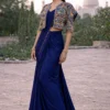 BDB 67 Crep Silk Embroidery Work Ready To Wear Saree Wholesale Surat