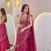 BDB 68 Crep Silk Embroidey In Do Wessten & Ready To Wear Saree Wholesale Surat