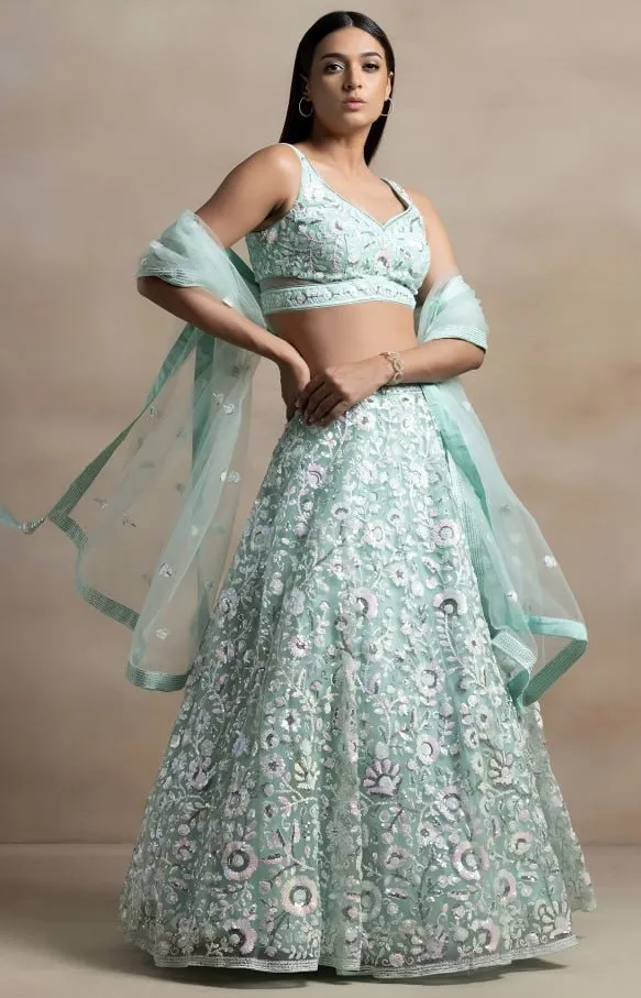 Zeel 5126 Soft Net Embroidery Wedding Wear Lehenga Choli Wholesale Surat