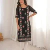 Kiara Georgette Lucknowi Chickenkari Work Kurti Wholesale Surat