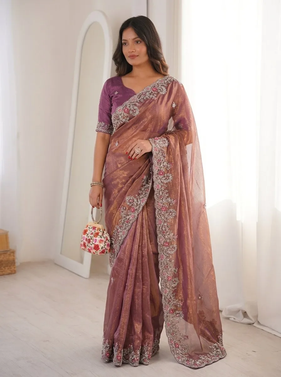Kiara Oreva7 Fendy Chiffon Silk Party Wear Saree Wholesale Surat