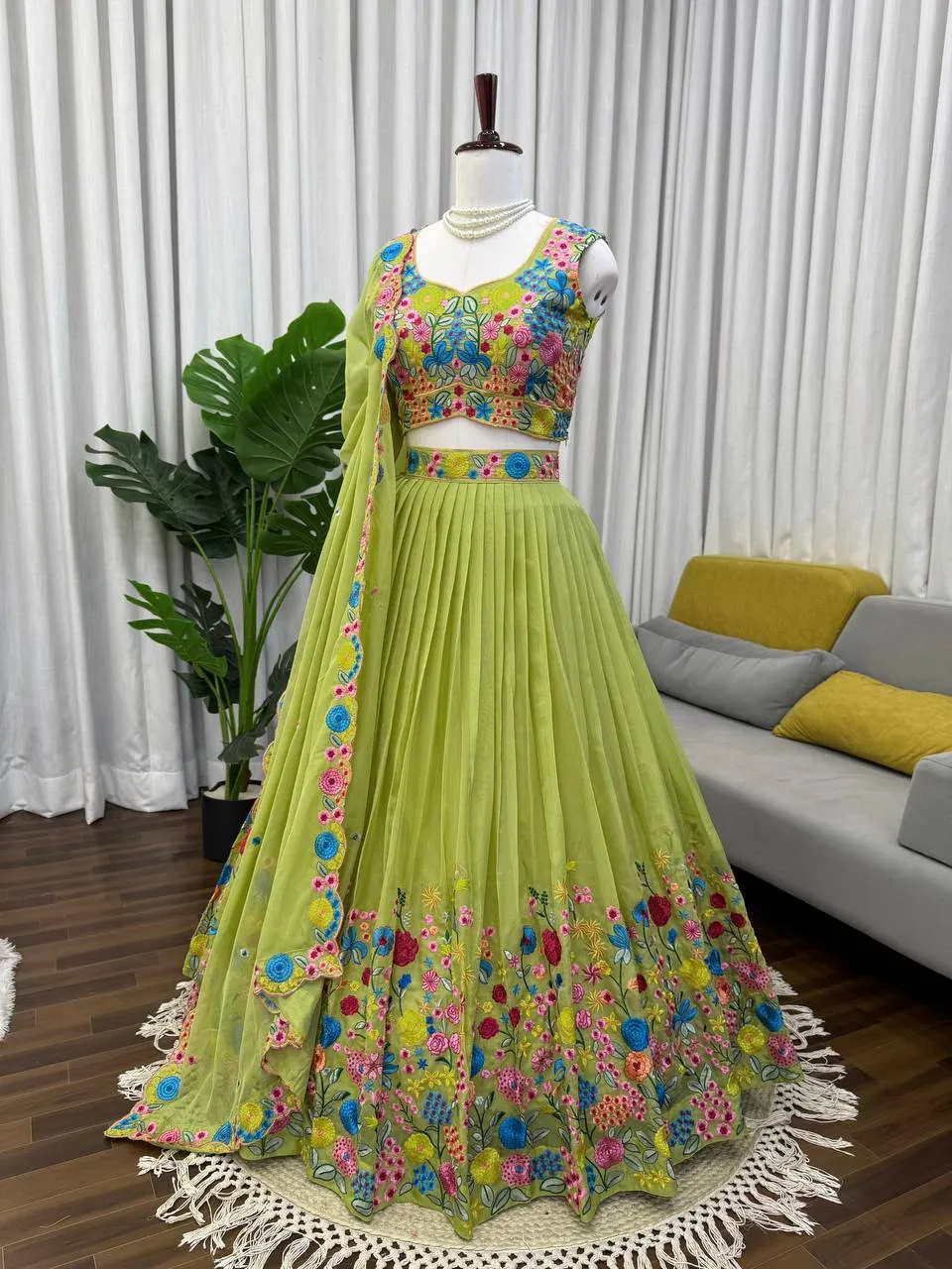 Deepika 388 Tabby Orgnza Silk Sequnce Lehenga Choli Wholesale Surat