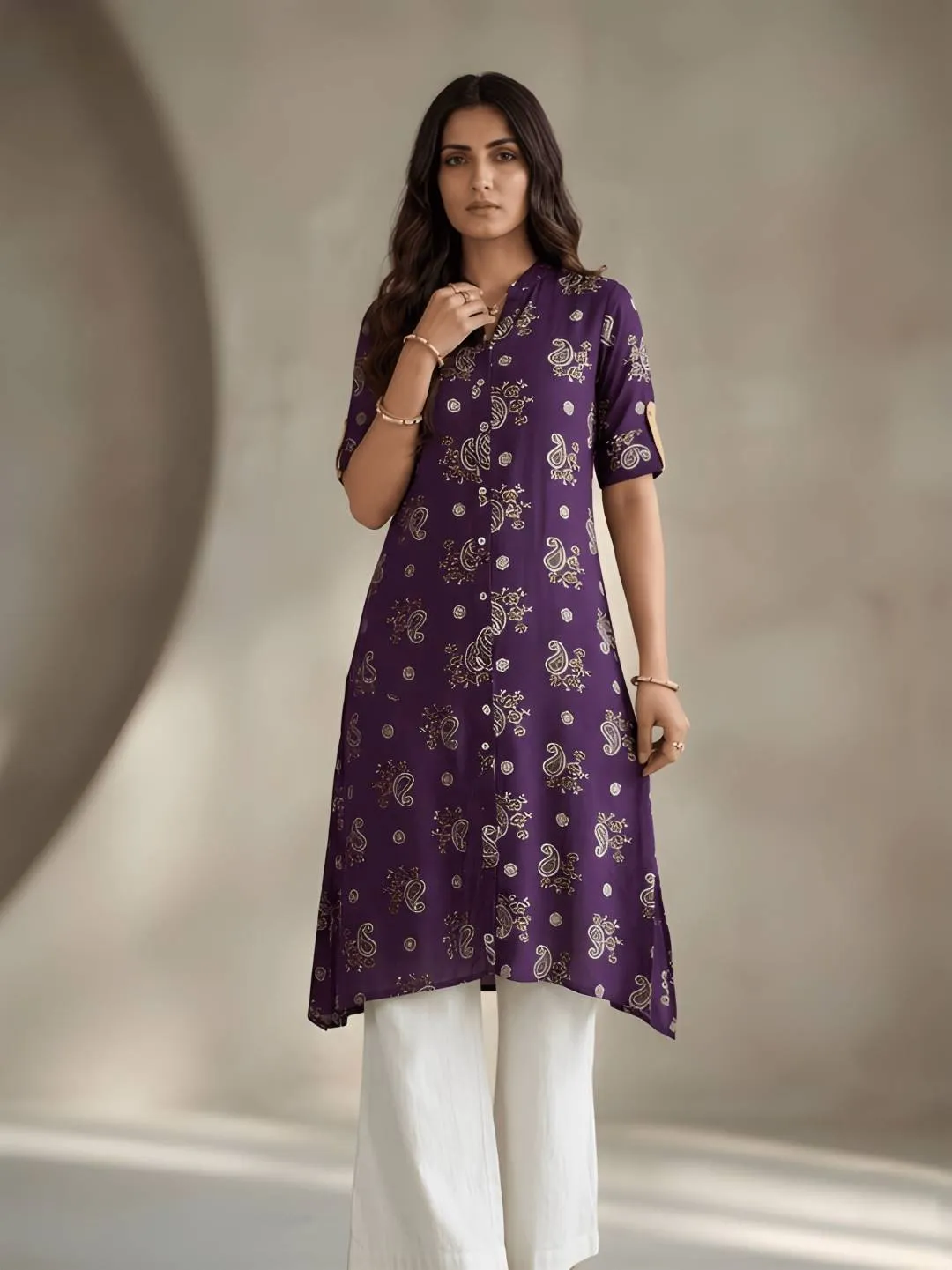 Shiv Navy Blue Rayon Daily Wear Co Ord Set Wholesale Surat