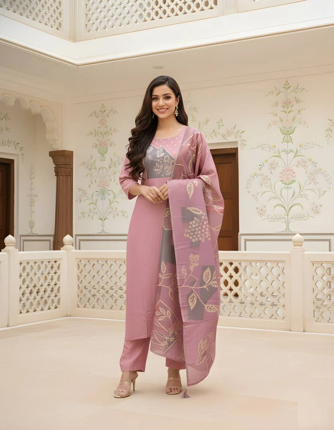 Shiv 6004 Roman Silk Daily Wear Readymade Dress Wholesale Surat