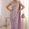 Madhuri 263 Georgette Embroidery Wedding Ready To Wear Saree Wholesal Surat