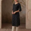 LFK 7028 Silk Weaving Jari Work Kurti Wholesale Surat