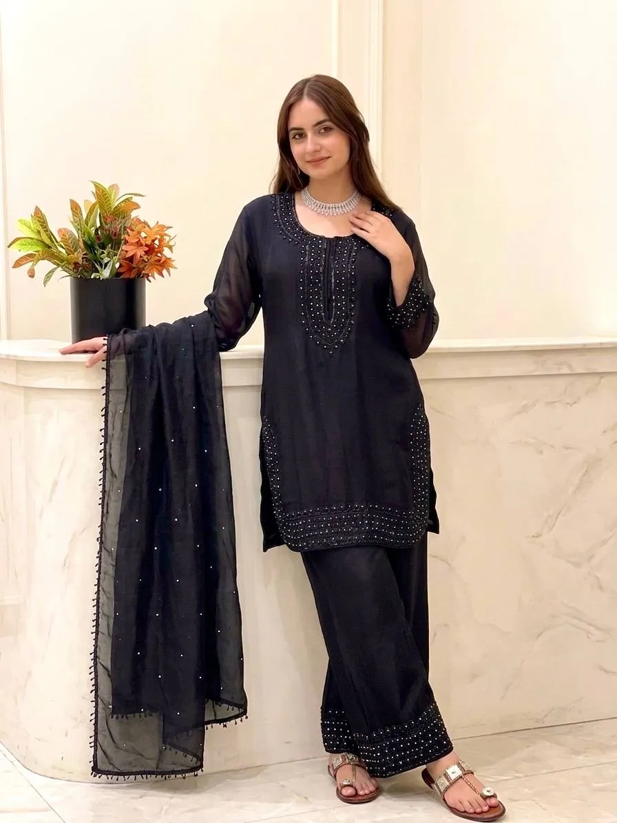 Sabina 541 Fandy Silk Embroidery Festival Salwar Suti Wholesale Surat