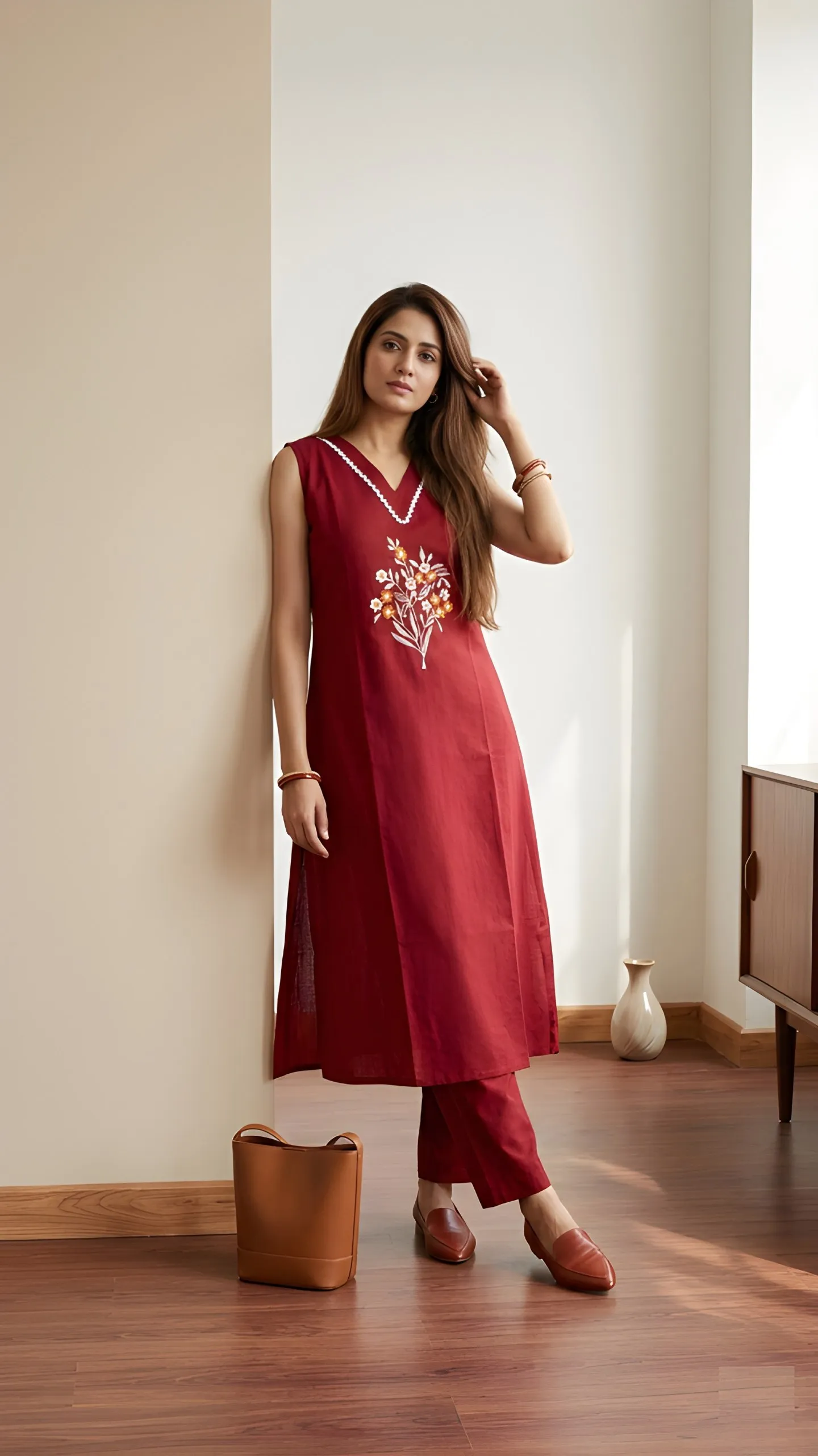 Shiv 2012 Cotton Embroidery Work Office Wear Co Ord Set Wholesale Surat