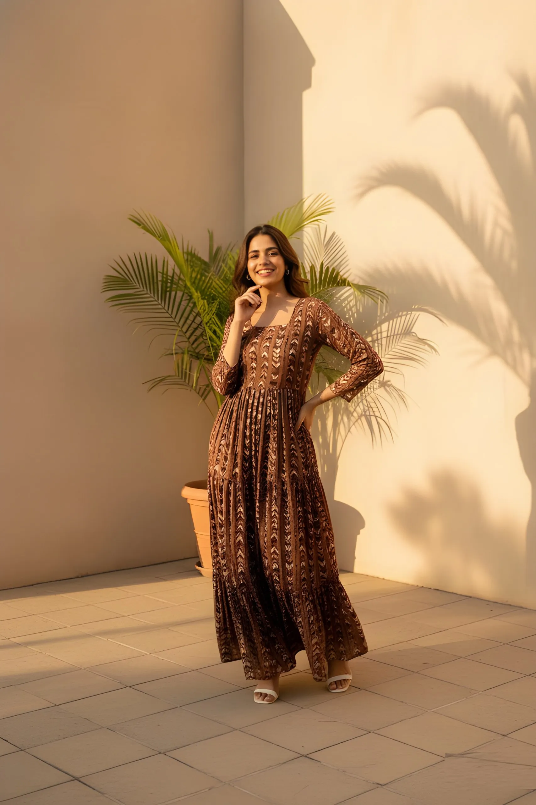 Shiv 306 Georgette Floral Printed Long Dress Wholesale Online Surat