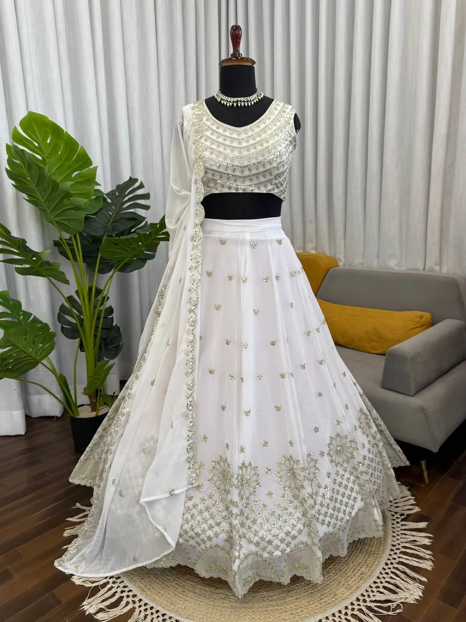 Deepika 399 Gorgette Thread Work Party Wear Lehenga Choli Wholesale Surat