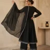 Shiv 375 Georgette Black Anarkali Gown Wholesale Online Surat