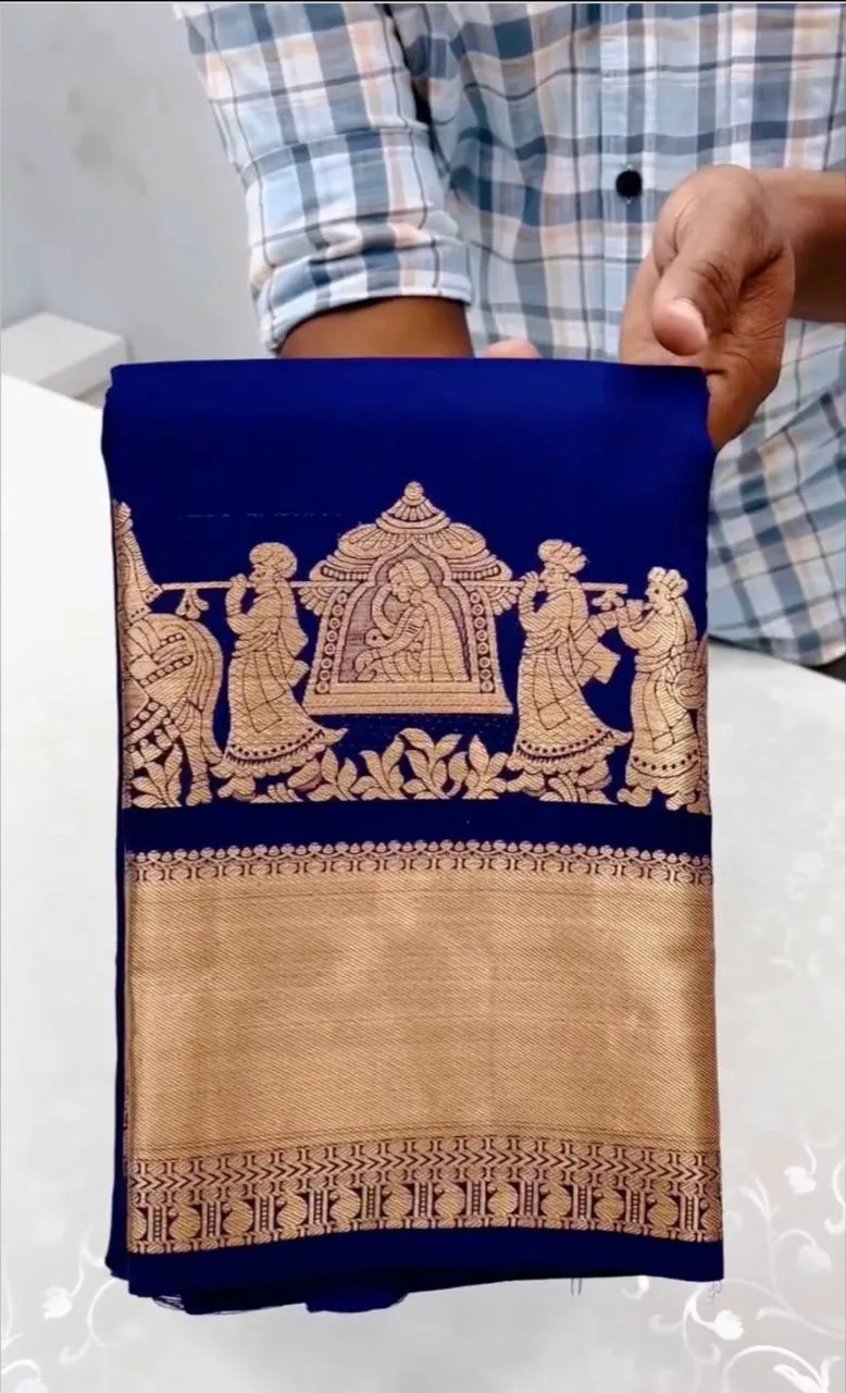 Laxmi 1089 Lichi Silk Wedding Banarasi Saree Wholesale Surat