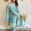 FFD Vichitra Silk Embroidery Readymade Dress Wholesale Online Surat