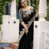 RBC 5088 Sartin Chiffon Silk Jari Embroidery Festival Saree Wholesale Surat