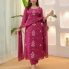 RM Roman Silk Embroidery Readymade Dress Wholesale Surat Online