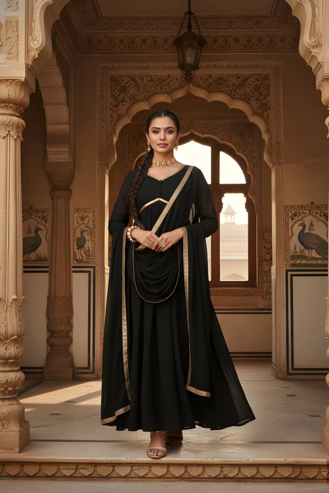Shiv 380 Georgette Anarkali Gown Wholesale Surat Online