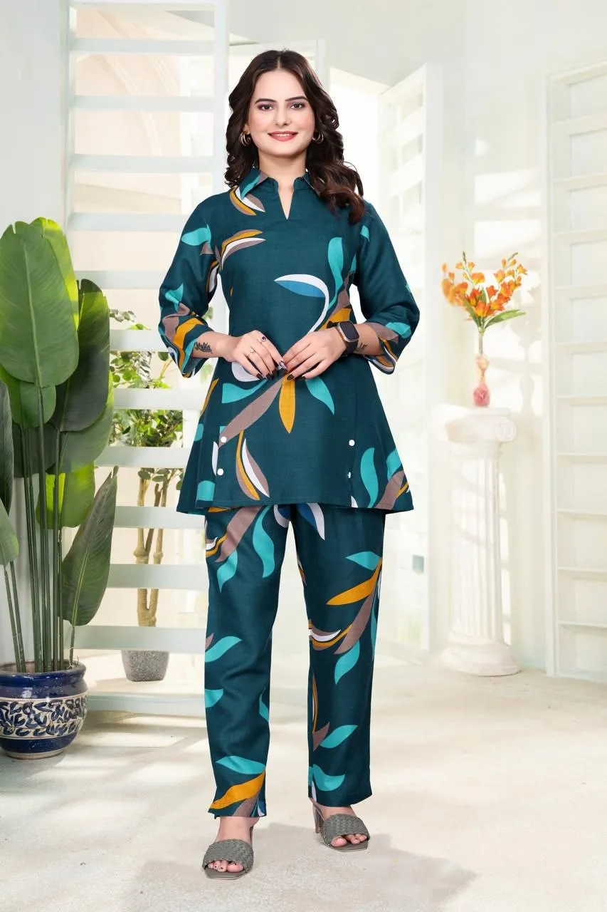 AEA 566 Printed Daily Wear Co Ord Set Wholesale Online Surat