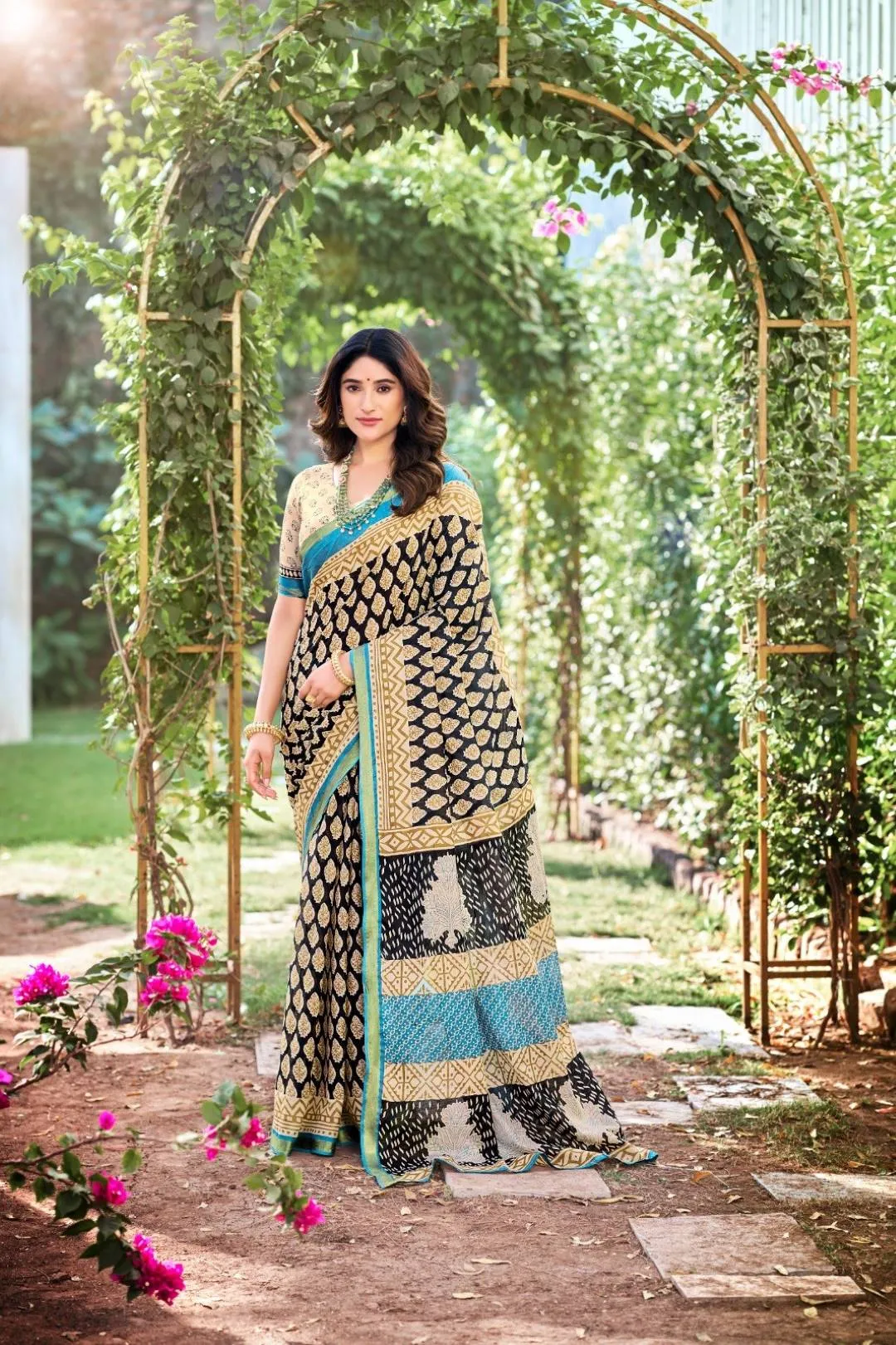 Lakhani Vol 10 Maheshwari Silk Cotton Saree Wholesale Surat