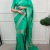 WMN 7901 Mysore Crepe Zari Weaving Work Festival Saree Wholesale Surat