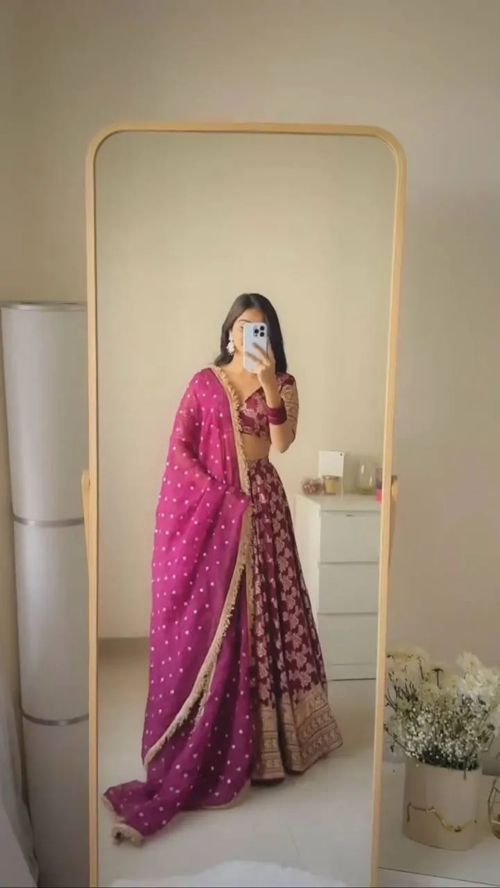 Deepika 335 Jacquard Thread Work Festival Lehenga Choli Wholesale Surat