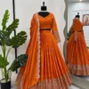 Deepika 308 Satin Silk Thread Work Wedding Wear Lehenga Choli Wholesale Surat