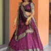 Deepika 353 Chinon Silk Thread Work Wedding Lehenga Choli Wholesale Surat