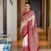 VFT Japan Satin Silk Festival & Party Wear Saree Online Wholesale Surat