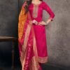 Yasu Haldi Banarasi Jequard Festival Readymade Dress Wholesale Surat