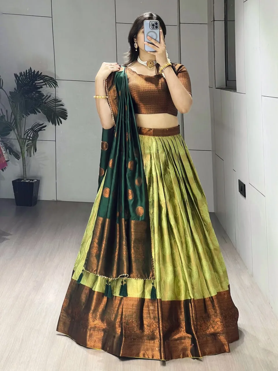 WMT 8135 Silk Weaving Work Lehenga Choli Online Wholesale Surat