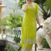 ATQ Sara Chanderi Silk Embroidery Work Fetival Kurti Pant Wholesale Surat