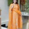 ATQ 2114 Musline Embroidery Hand Work Readymade Dress Wholesale Surat