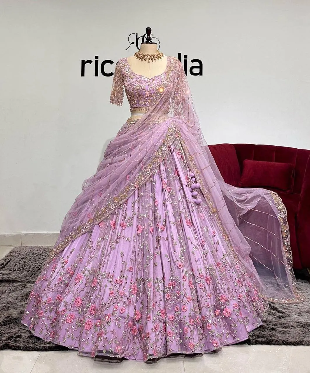 Beautiful SBD 1702 Net Sequins Embroidery Wedding Wear Lehenga Choli Wholesale Surat 2026