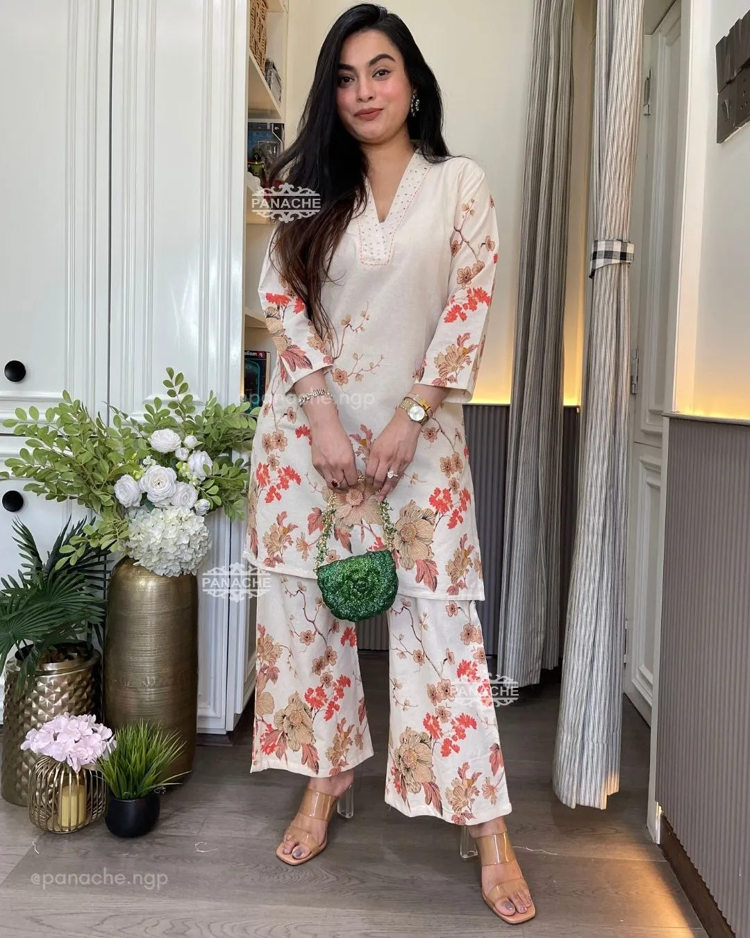 ATQ Nitya Lilan Cotton Office Wear Co Ords Set Wholesale Surat
