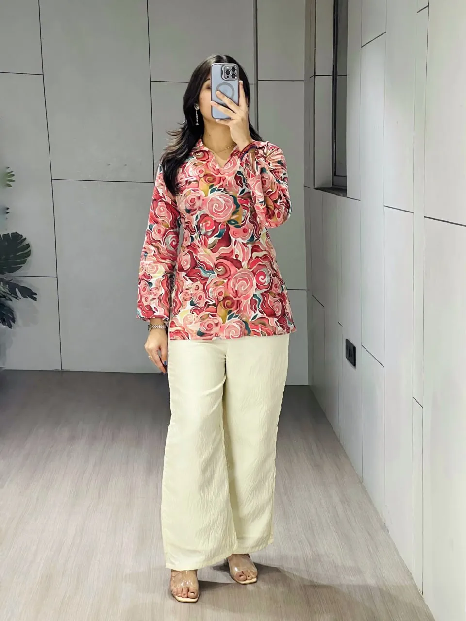 WMT 8139 Cambric Cotton Printed Office Wear Short Kurti Wholesale Surat